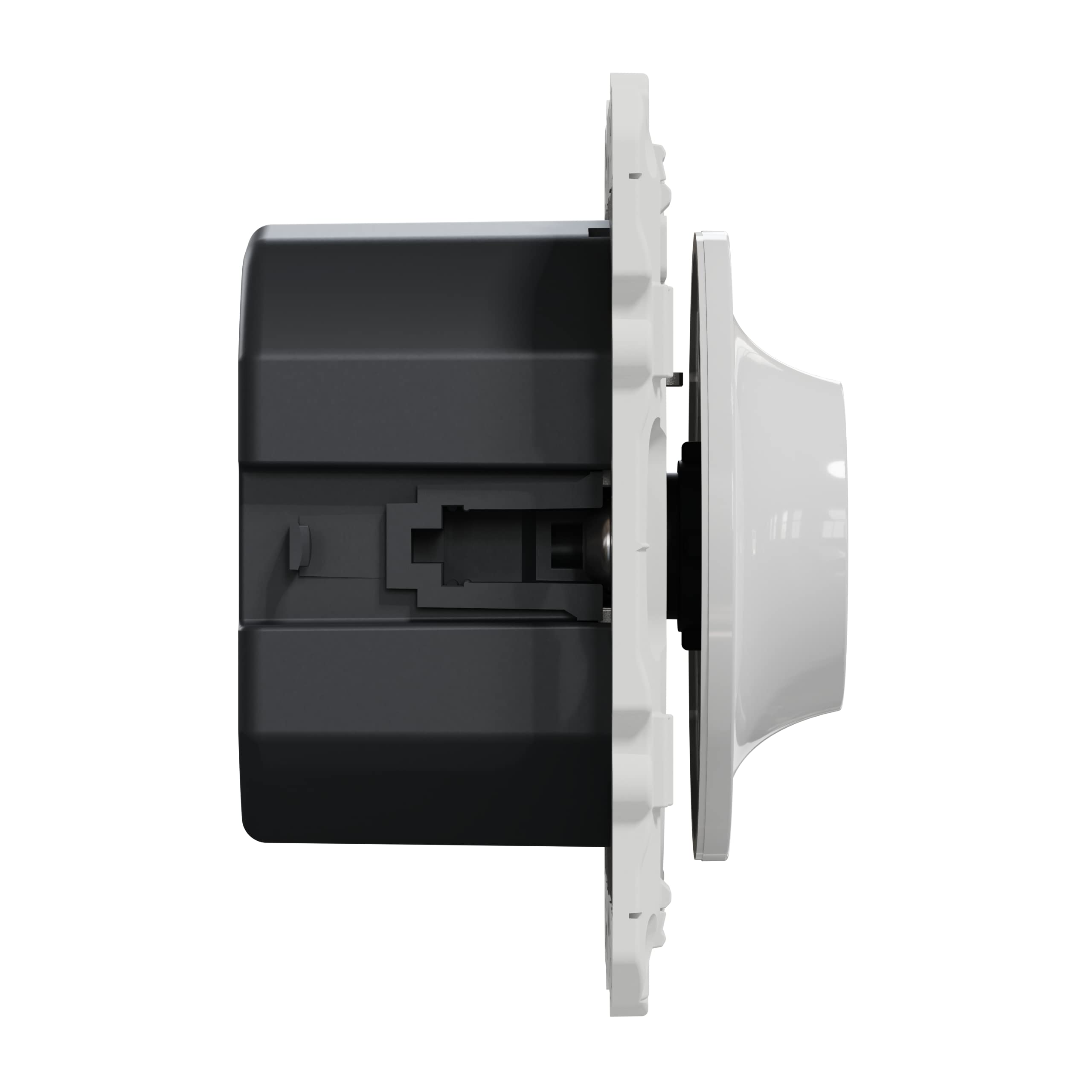 Schneider Electric - Odace - Variateur de lumière universel en 2 ou 3 fils 3W 100W(Led) - Aluminium - S530519