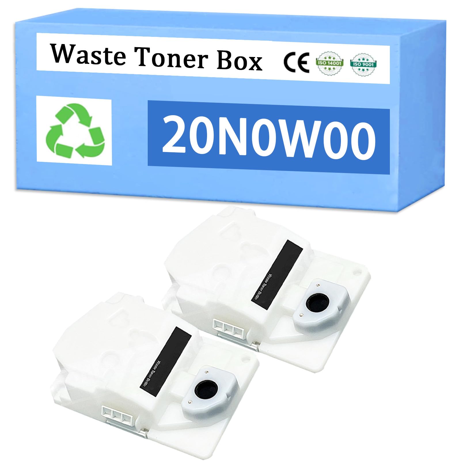 Ineecink Lot De 1 Bouteille De Toner Usagée De Rechange Pour Imprimante Lexmark CS331 20N0W00 Pour Imprimante Lexmark CS331DW CX331 CX331ADWE CS431 CS431DW CX431 CX431ADW Noir 15 000 Pages