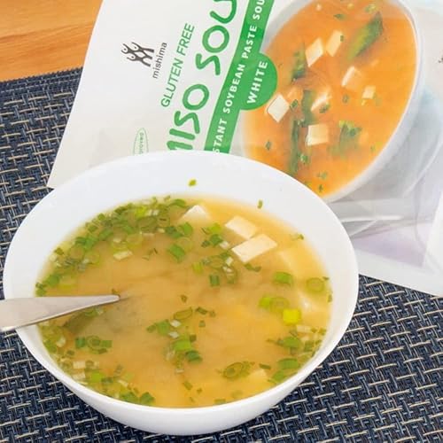 Miniatura 5 de Mishima Mezcla de sopa instantánea Miso blanco paquetes de 105 onzas paquete de 12