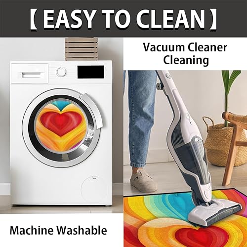 Miniatura 4 de Tapete semicírculo medio redondo, tapete de medio círculo para puerta de entrada familiar, tapete de baño de media luna, lavable para baño,