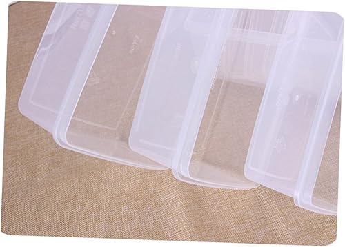 Miniatura 3 de Cajas transparentes para almacenamiento de alimentos secos, organizador de latas para refrigerador, contenedor de almacenamiento de una sola capa