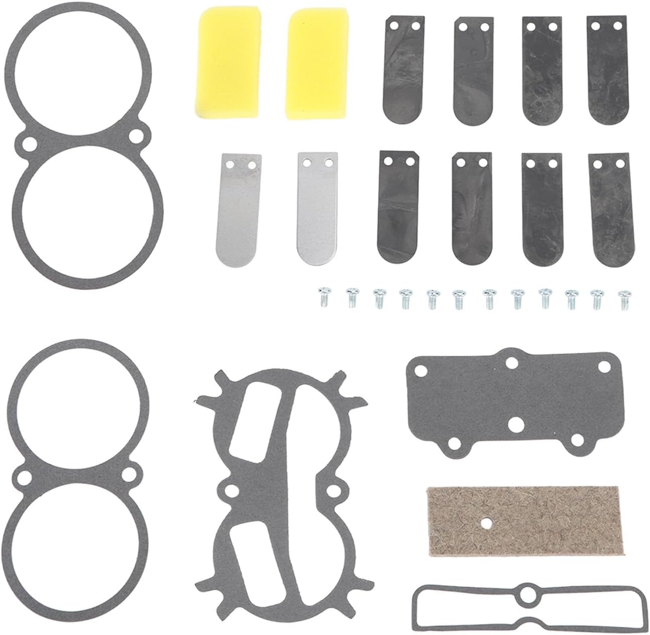 30PCS Overhaul Repair Rebuild Kit with Gasket - For OLDER SEARS VT Air Compressor Pumps 2Z499, 2Z630, HOKVT12CAH, Includes Tools and Accessories