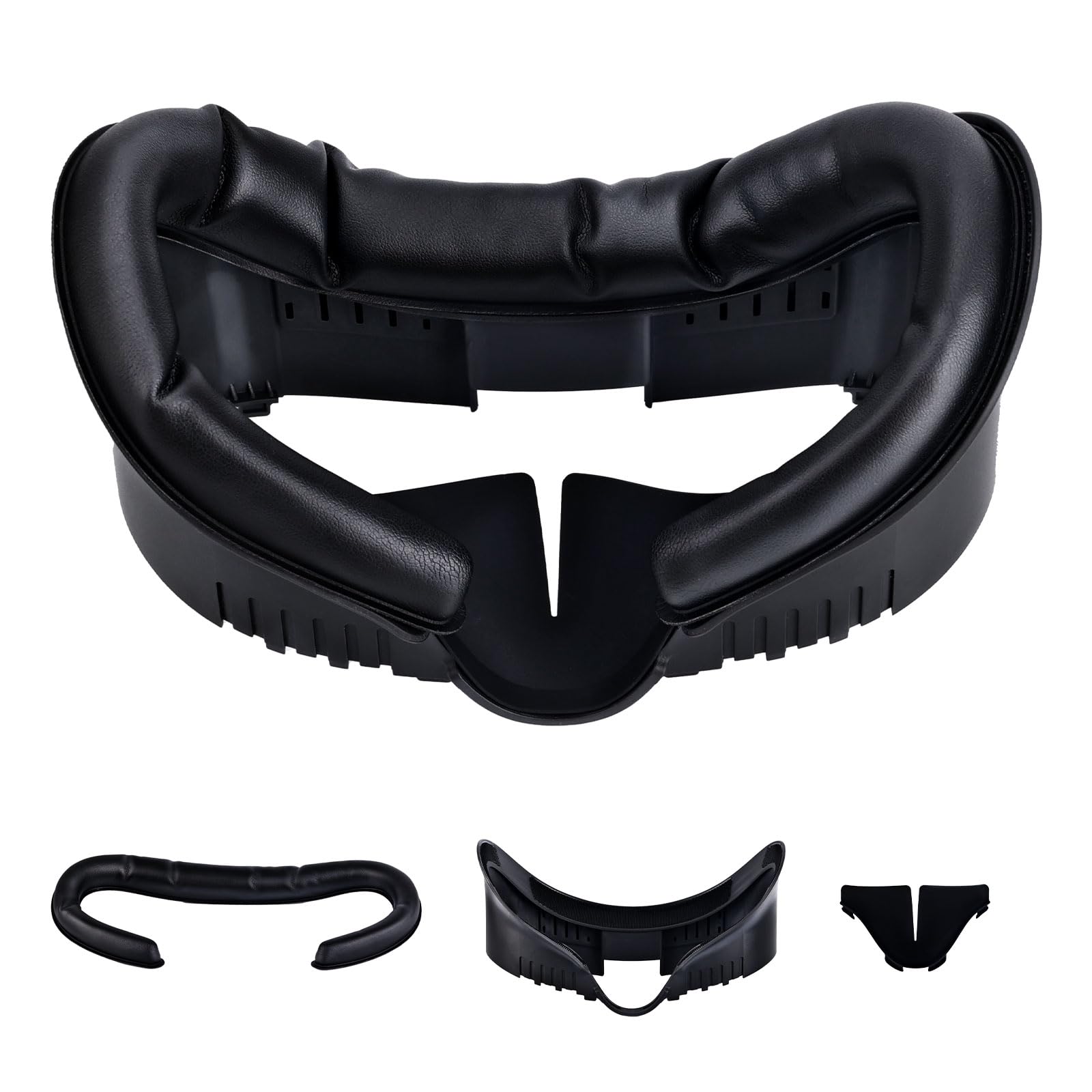 Interfaz facial para Quest 3 con almohadilla transpirable y protector de sudor 8