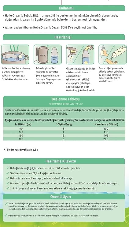 Holle Organic 1 Goat Milk Baby Formula 1 Pack (1 X 400 G)