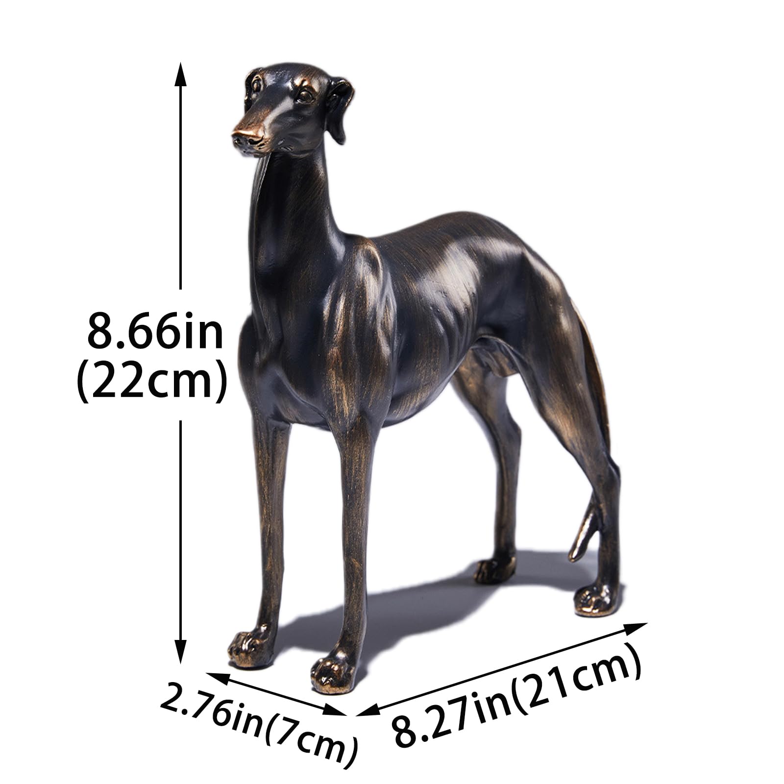グレイハウンドの置物 ダークグレー グレイハウンドの置物 ダークグレー Amazon.com: Glitzhome Dog