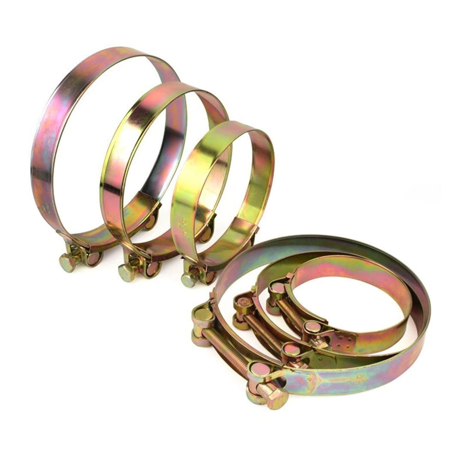 Obręcz do gardła ze stali węglowej wąż cynkowy klips do węża paliwowego mocowanie rury wodnej obręcz zacisk metalowy element mocujący (29-31 mm)