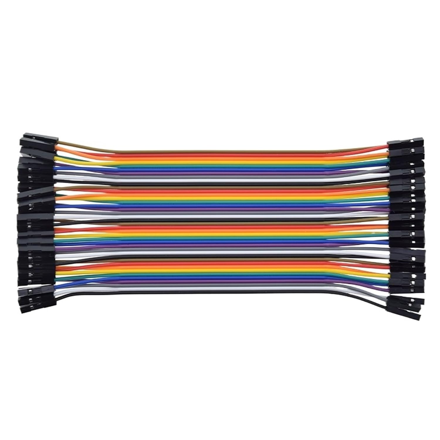 Line 10cm 15cm 20cm 30cm 40cm Male/Female to Male/Female Jumper Wire Cable for DIY KIT 40Pin 2.54mm(15CM Male to Female)