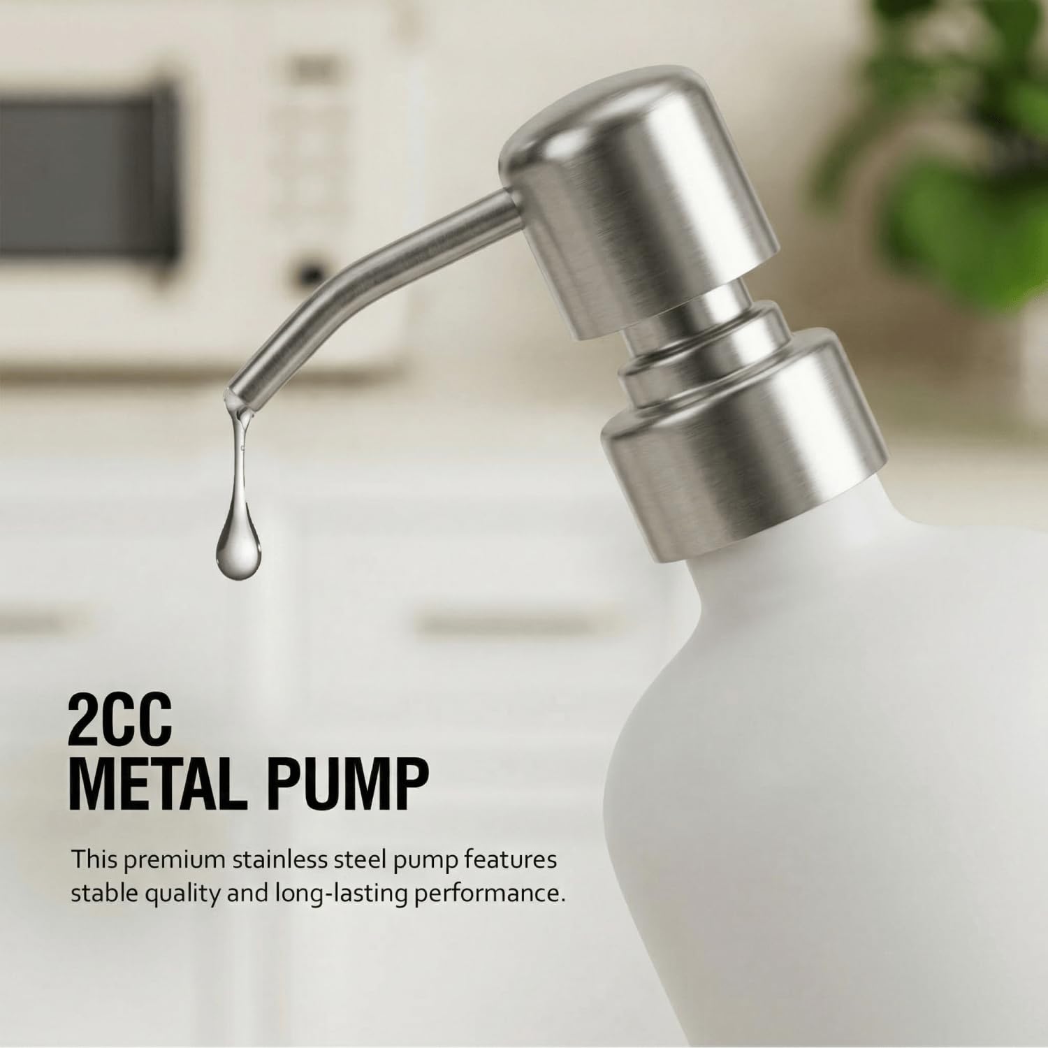 MOMEEMO Flaconi ricaricabili per shampoo e balsamo con vassoio, dispenser per shampoo doccia per doccia, dispenser per bagnoschiuma, dispenser per shampoo, balsamo con pompe in acciaio inossidabile