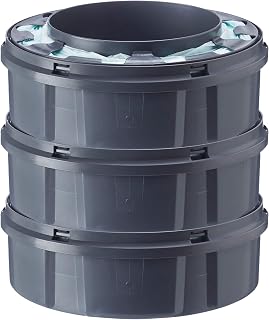 Tommee Tippee Twist and Click Advanced Nappy Bin Refill Cassettes, Sustainably Sourced Antibacterial GREENFILM, Pack of 3 (Packaging May Vary)