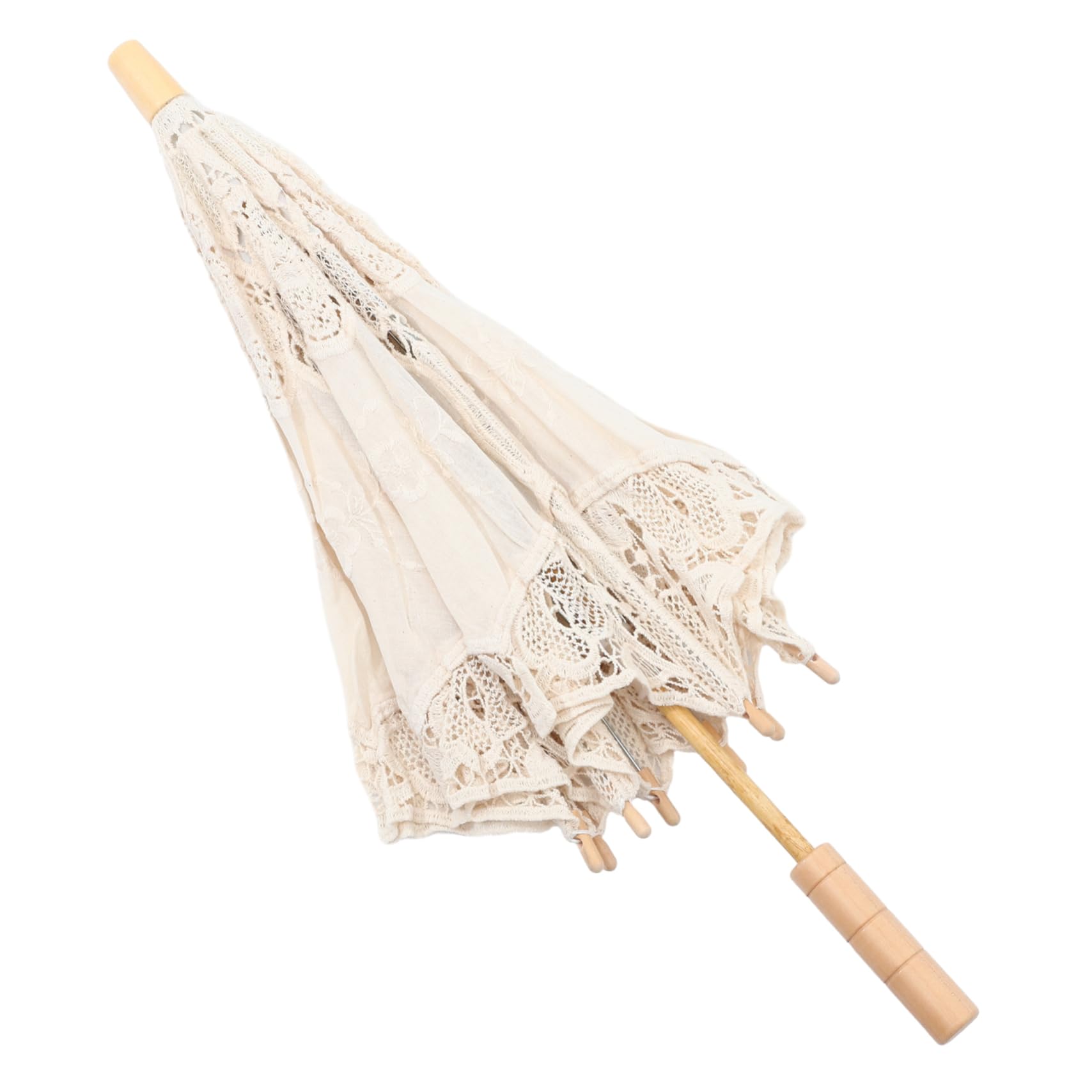 TOYANDONA 2st Regenschirm Aus Spitze Schwarzer Spitzenschirm Bestickter Japanischer Asiatischer Regenschirm Aus Papier Brautjungfer Hochzeitsschirme Braut- Hölzern
