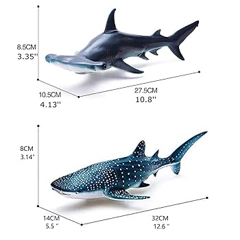 Amazon.com: Gemini&Genius Whale Shark Hammerhead Shark Toys