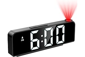JXTZ Projection Alarm Clock: The Ultimate Timekeeping Solution with Ceiling Projection