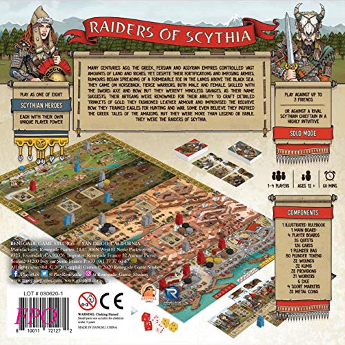 Raiders of Scythia juego de estrategia para 1-4 jugadores miniatura 2