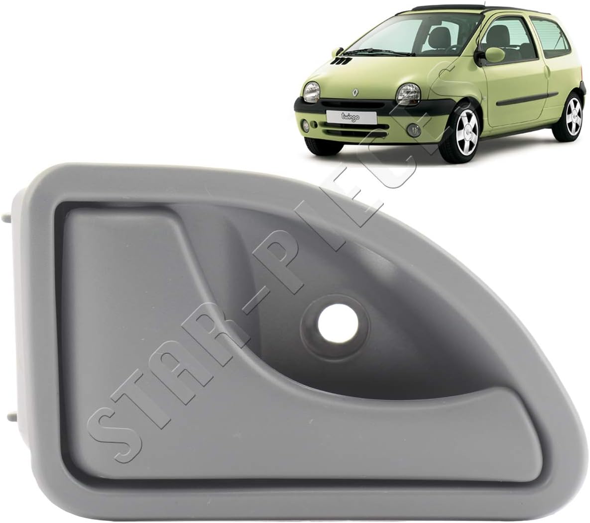 2 x Poignée portière avant gauche ET droite TWINGO/KANGOO, GARANTIE A VIE (Noir