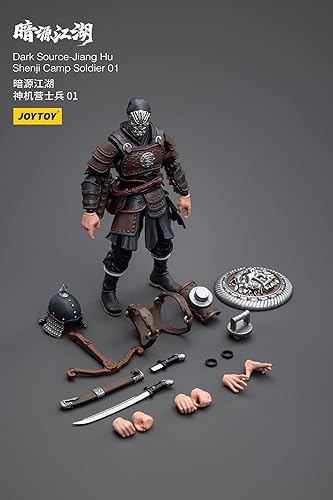 Miniatura 7 de JoyToy Fuente oscura JiangHu Shenji Camp Soldier Figura de acción a escala 118