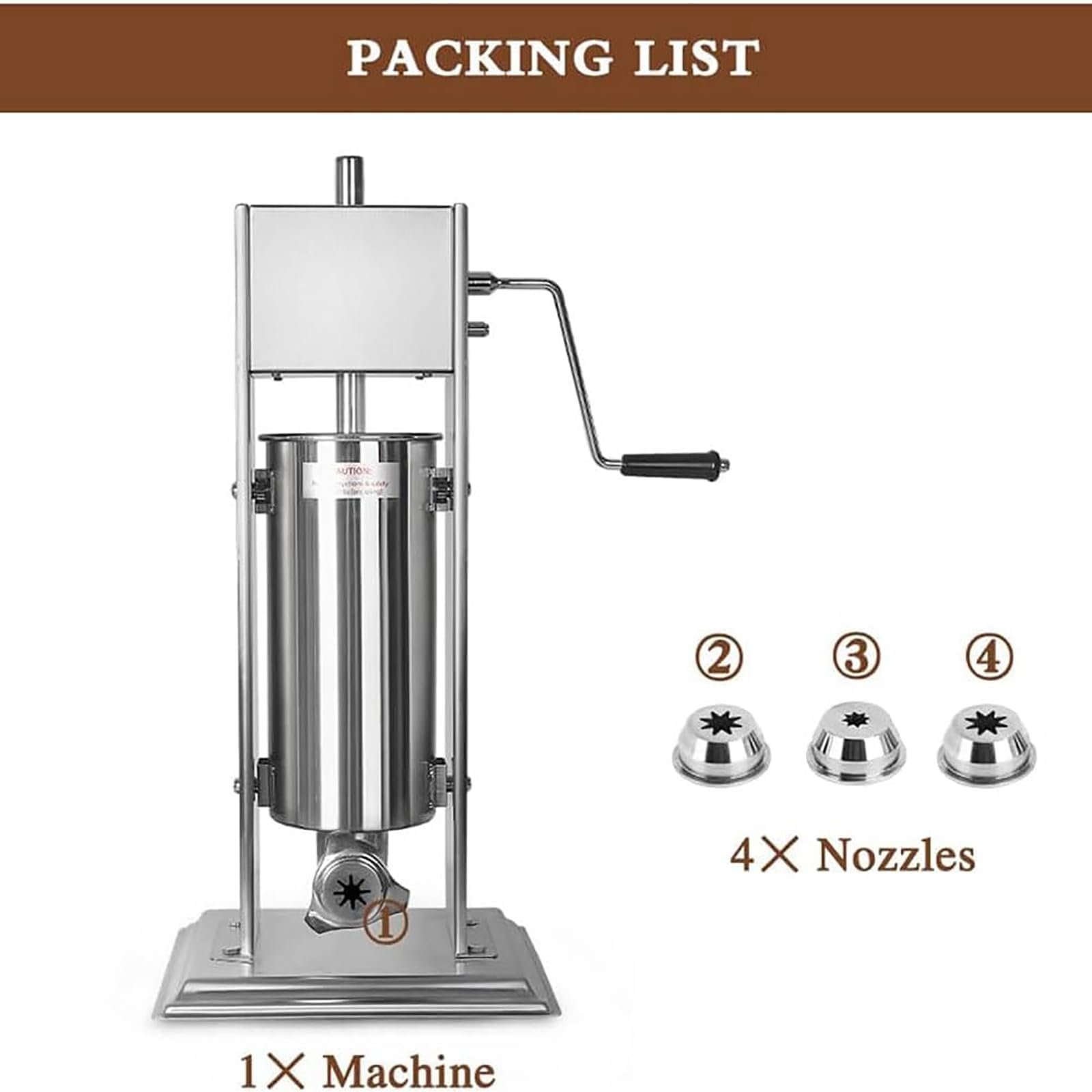 Machine à Churros Manuelle Verticale, équipement de Snacking, idéale pour la Maison et Le Commerce