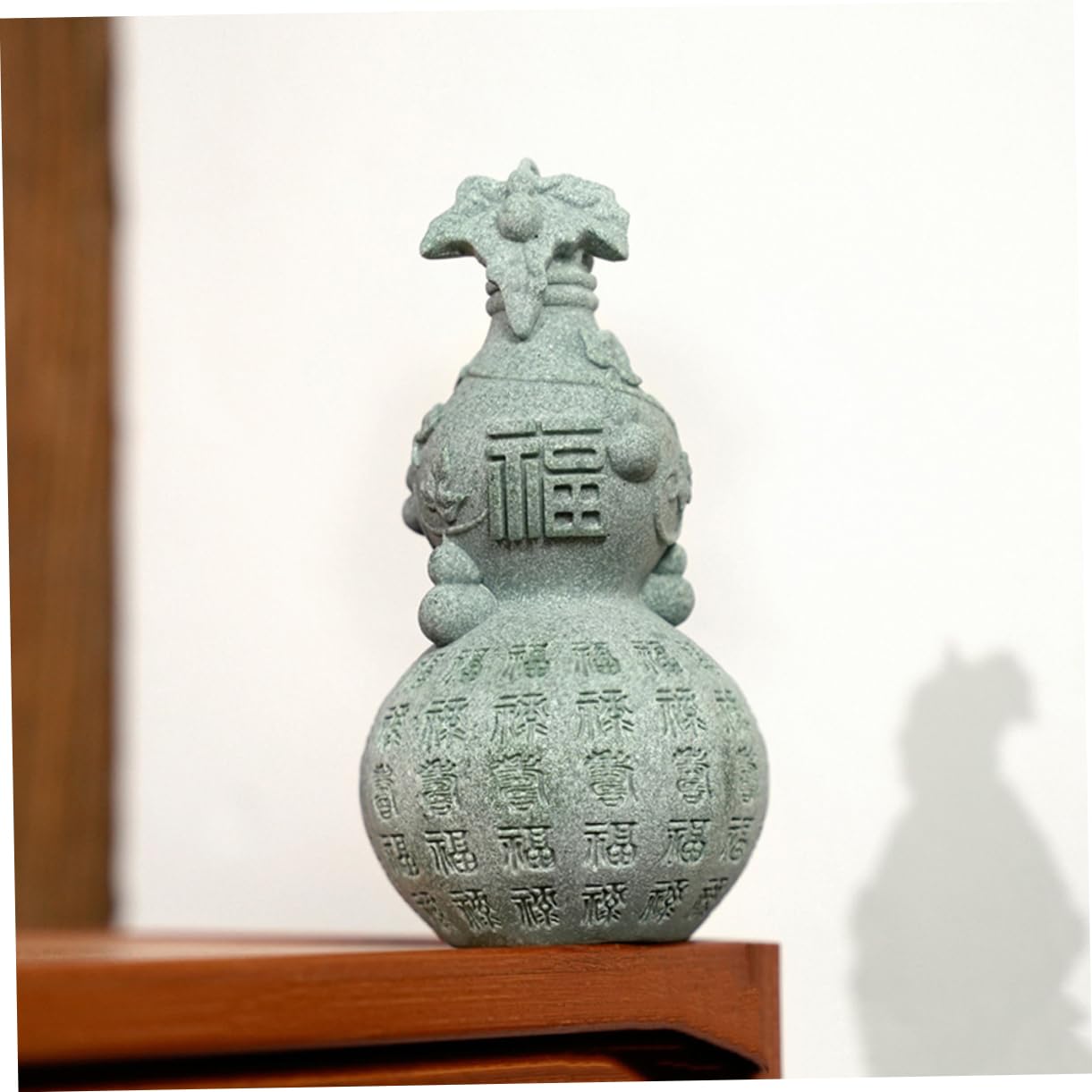 BESTYASH Deko Kalebasse Glücksbringer Feng Shui Figur für Tisch und Eingang Traditionelle Chinesische Wohlstandsdekoration Vielseitiges für Einweihung und Feierlichkeiten