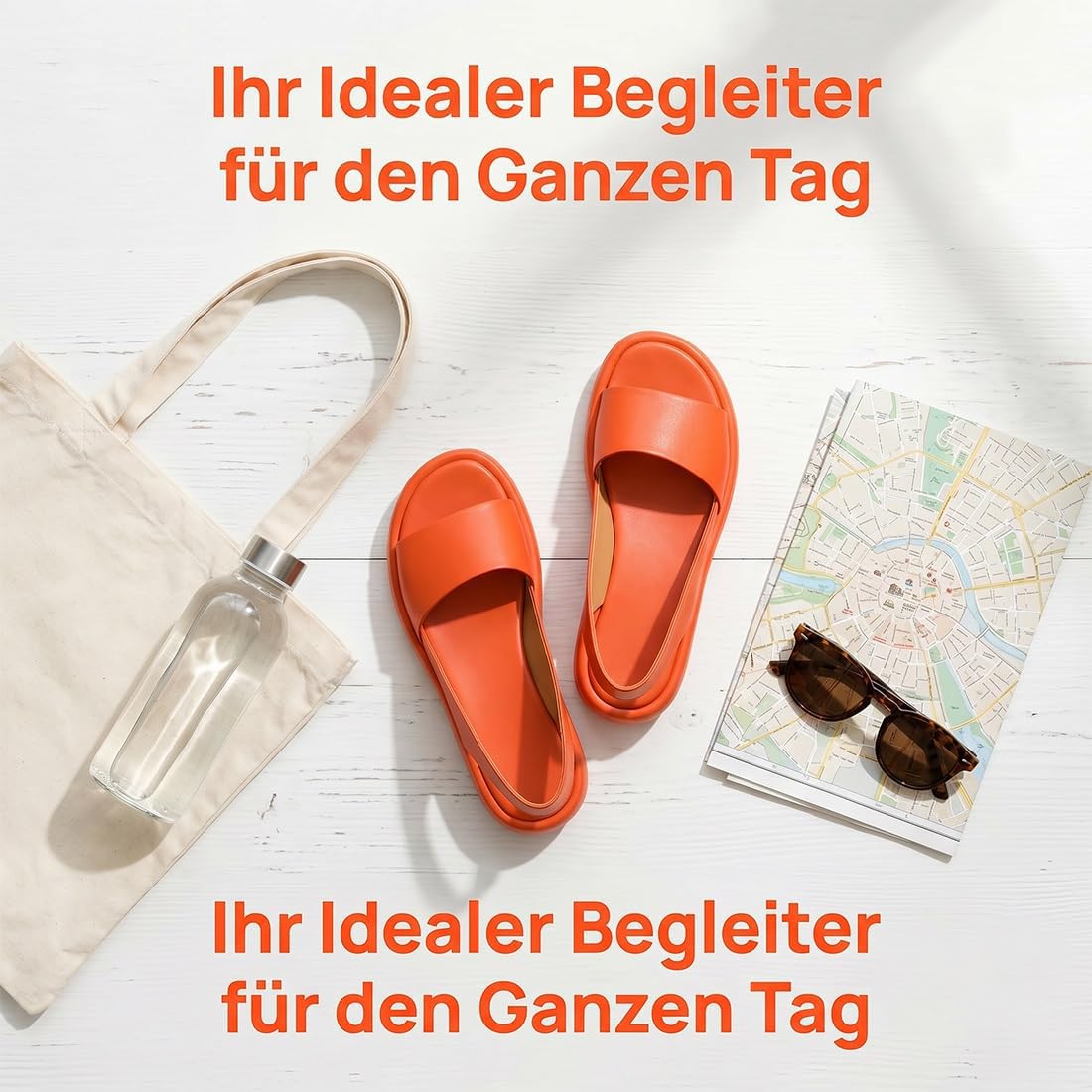 Bergfit Sandalen Damen, Orthosandale — Schmerzlindernde Komfort-Sandalen | Rutschfest & Federleicht, Ortho Sandalen Damen Mit Rutschfester Sohle, So Bleiben Deine Füße Stabil Und Entspannt