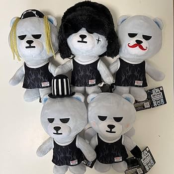 BIGBANG KRUNK YGベアぬいぐるみ GD&V.I 2体セット Amazon.co.jp: BIGBANG KRUNK YGベア ベア ぬいぐるみ クランク