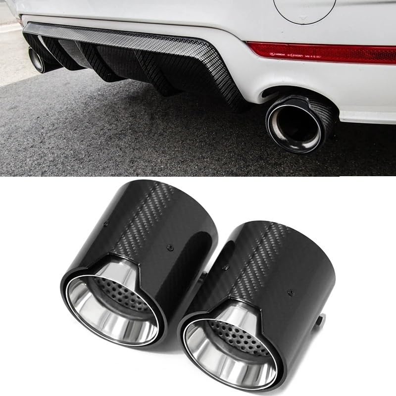Puntas de escape de carbono ID60mm para lucir un silenciador trasero deportivo en tus rutas de carretera 2