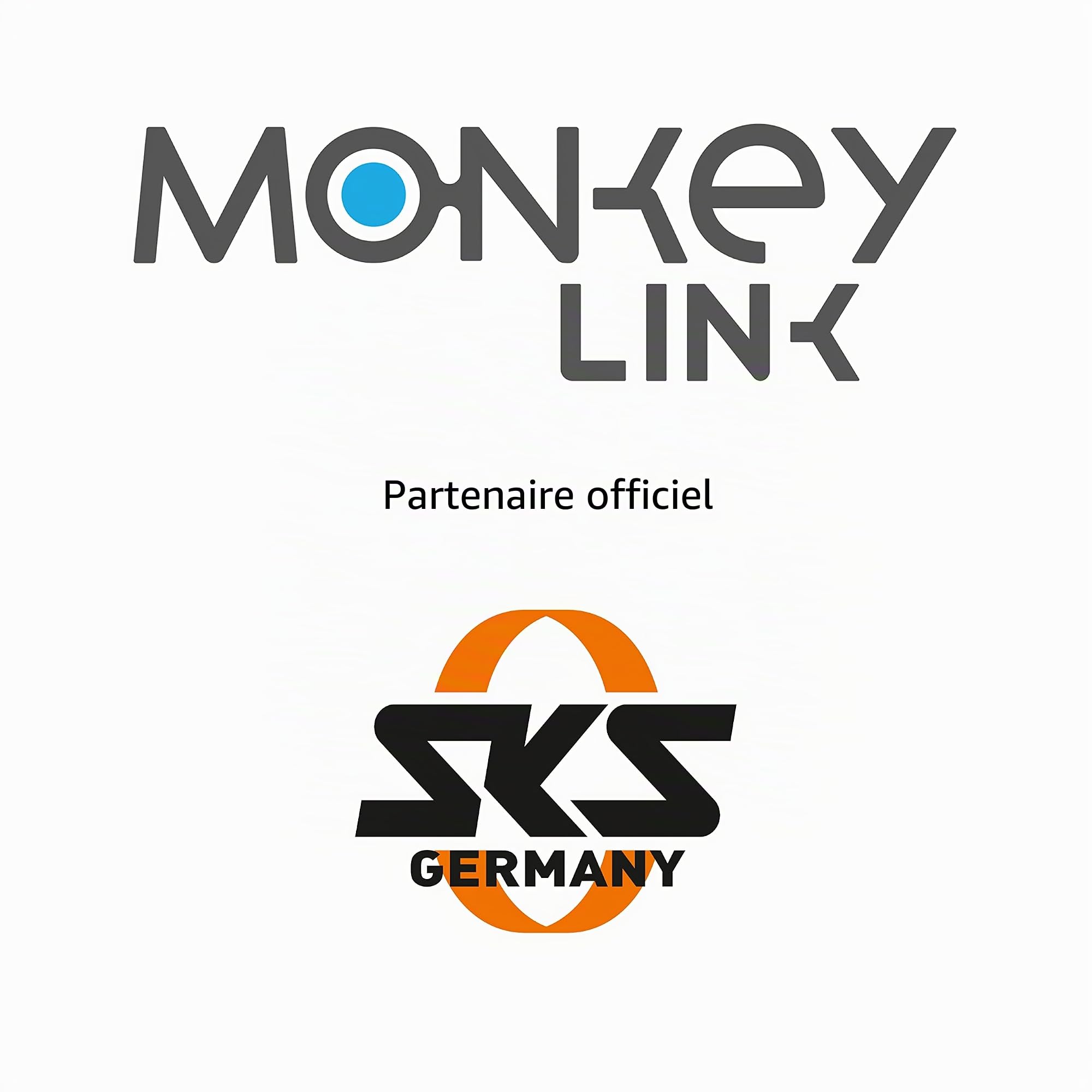 MonkeyLink MonkeyFender Ensemble de Garde-Boue Connect 26-29" avec feu arrière pour vélos électriques avec BlueDoc (Interface MonkeyLink)