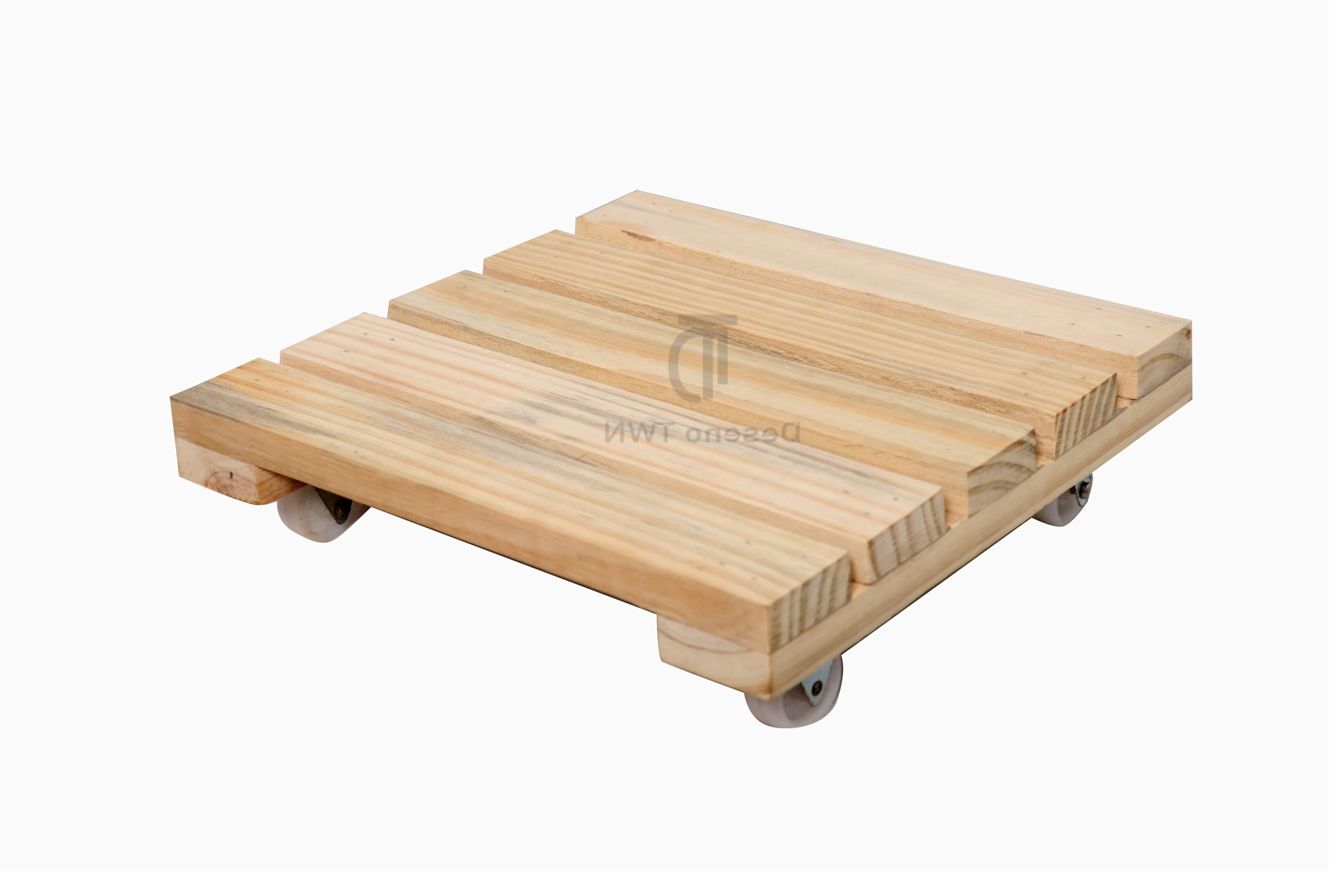 Deseno TWN Wood Portable Wooden Plant Stand Moving Trolley Type Beige Planter Trolley Rolling Tray Coaster Flower Pot Stand For Balcony, Garden, Home Kitchen Cylinder Stand (B098B9LZVF) Amazon Price History, Amazon Price Tracker