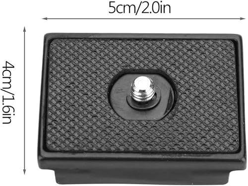 Miniatura 4 de Acouto Placa de liberación rápida para cámara Tr con montaje de tornillo de 14 pulgadas para aleación de aluminio 3157N 3030 3130 3160 3262QR + goma