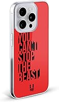 Vista 2 de Head Case Designs Beast Power Statement - Funda de gel [protección de grado militar] compatible con Apple iPhone 13 y compatible con MagSafe