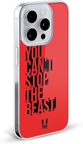 Miniatura 2 de Head Case Designs Beast Power Statement - Funda de gel [protección de grado militar] compatible con Apple iPhone 13 y compatible con MagSafe