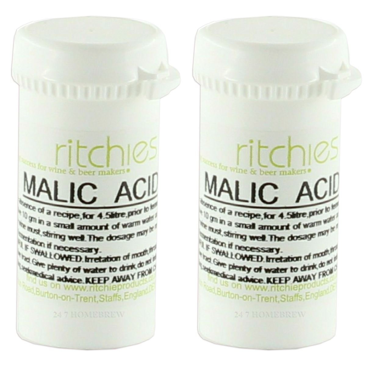 2X Ritchies Malic Acid 50g