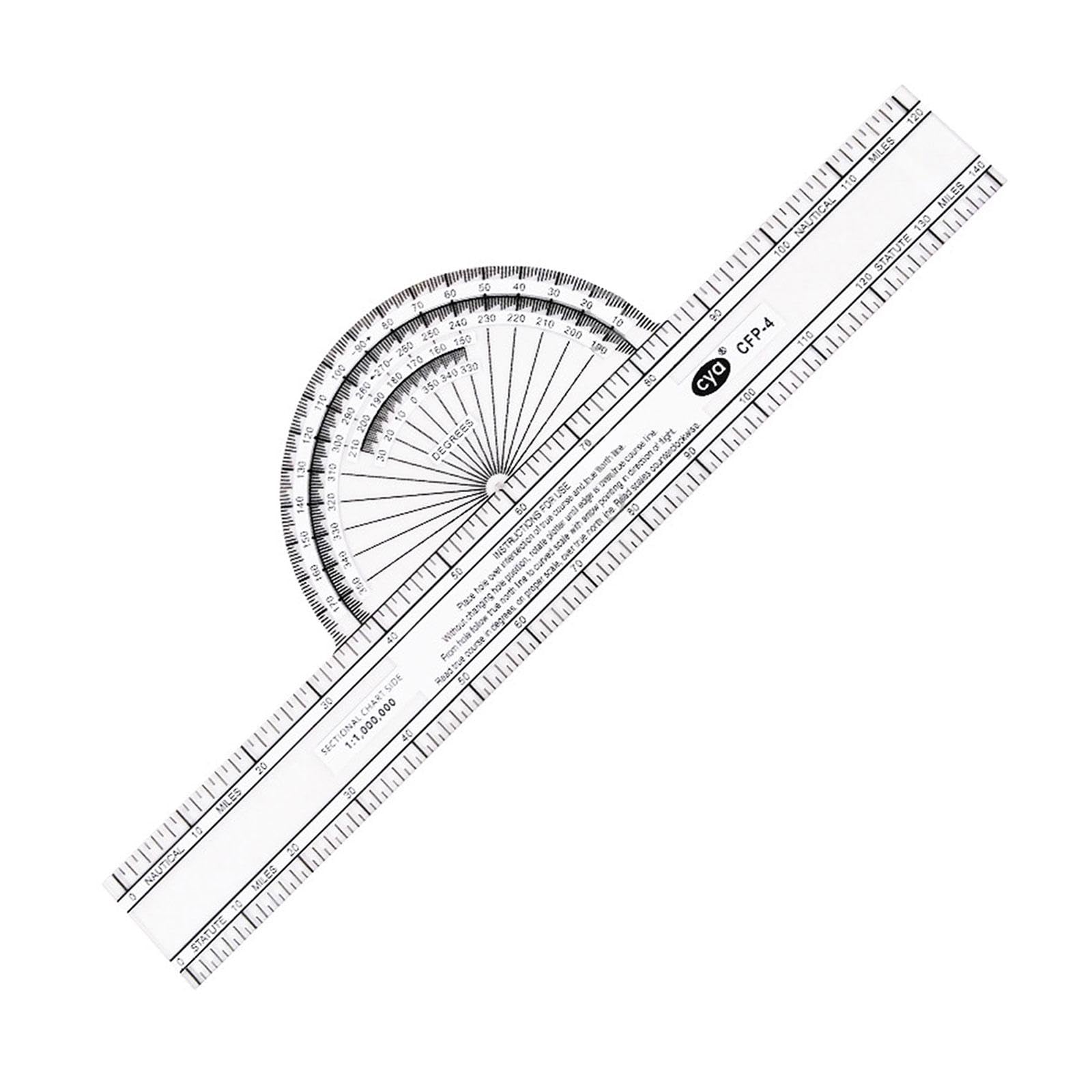 Baoblaze Aéronautique Règle Ingénierie Règle Échelle Rotative Règle Navigateur Aviation Accessoires Étudiant Fabriqué En Pp Adapté Au Pilote Formation, CFP4