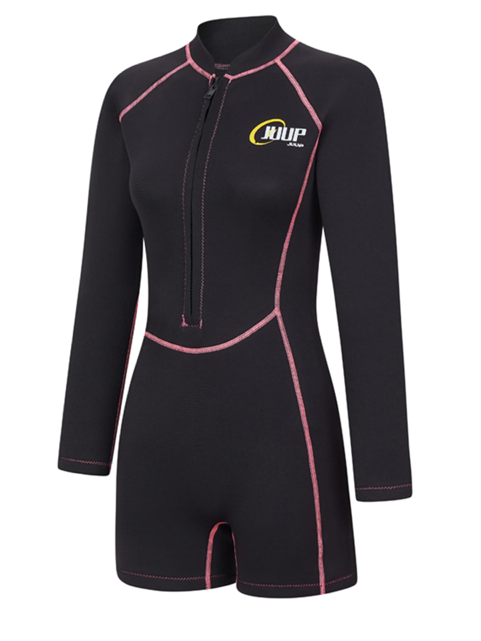 Traje de Neopreno Corto Mujer 2,5 mm Manga Larga para Surf Snorkeling Natación