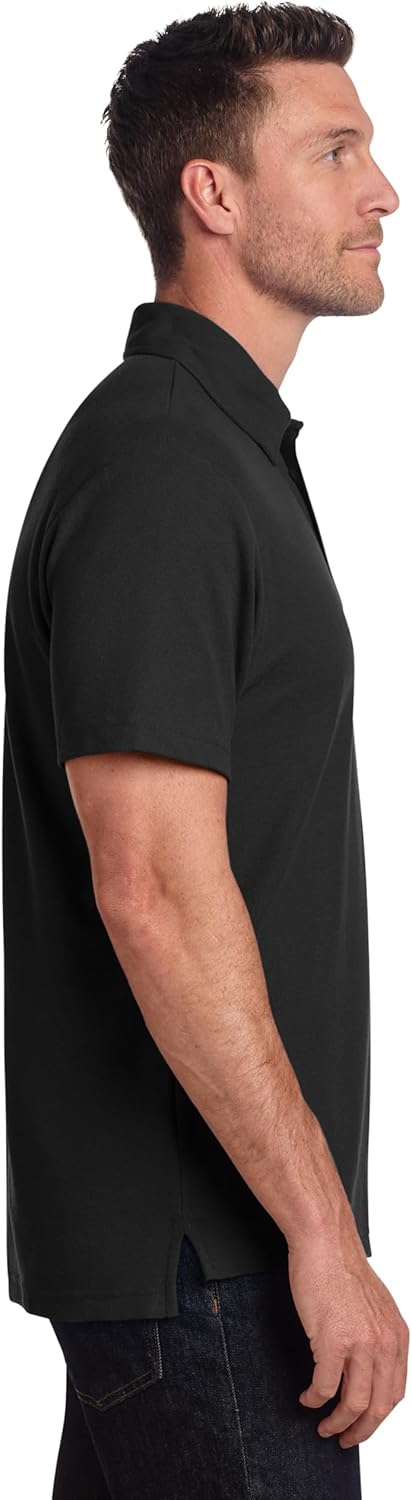 Port Authority Cotton Blend Pique Pocket Polo Shirt - Image 2