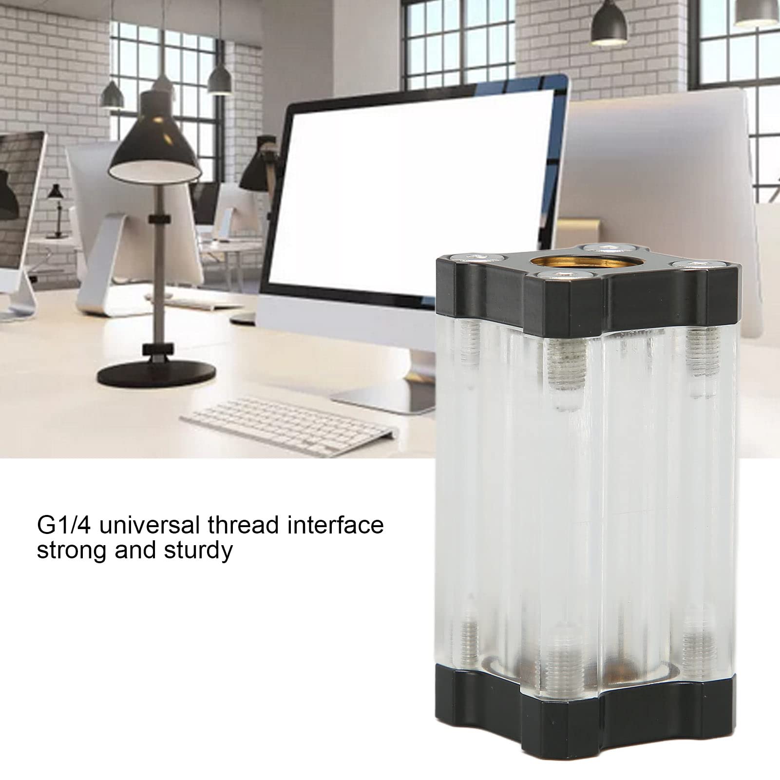 Filtro A Imbuto Per Water Cooling, Filettatura G1/4 Femmina, A Rete Fine, Per PC, Colore Nero