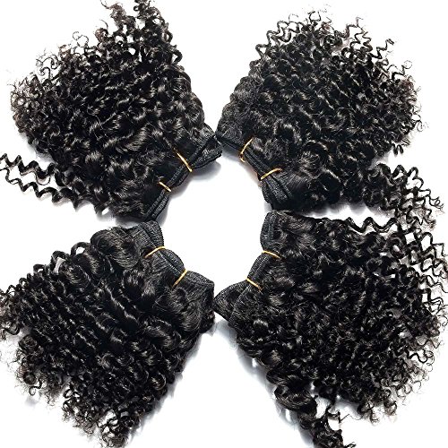Omga Cheap Brazilian Virgin Hair Curly Wave 1B # 2...