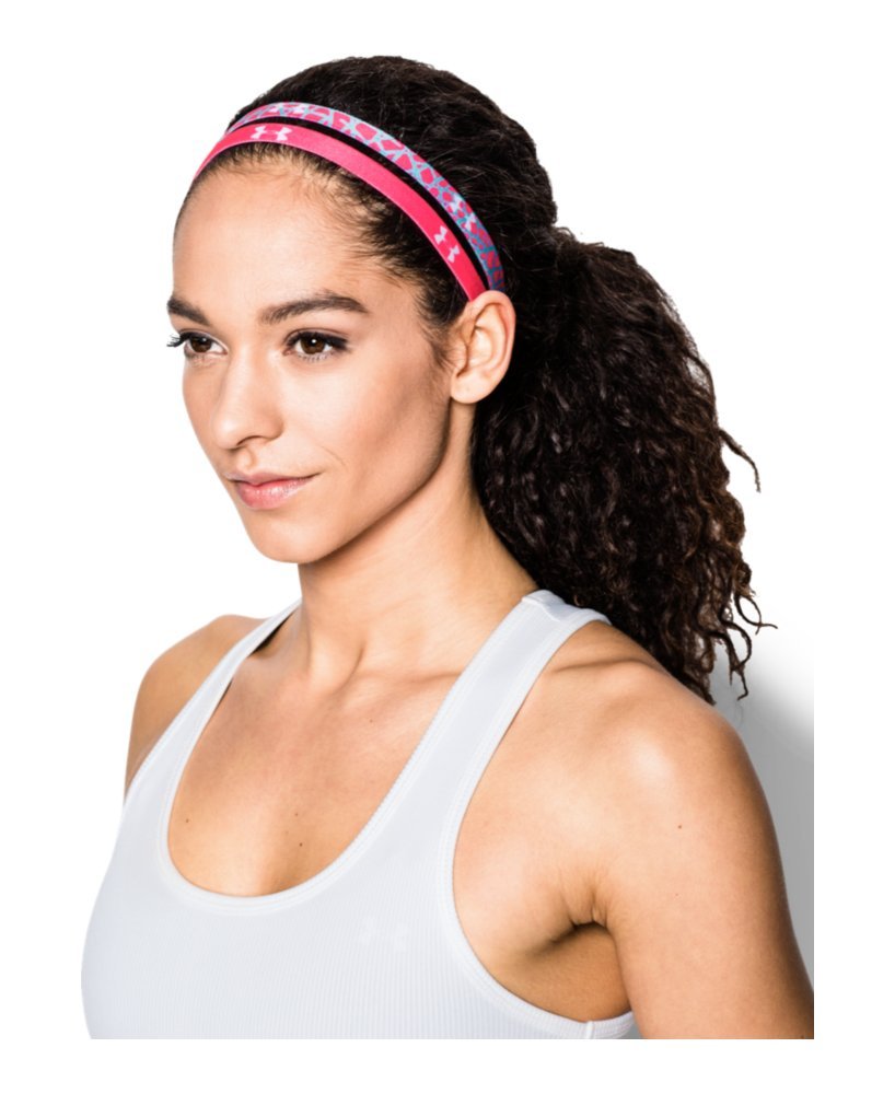 Under Armour, fasce per capelli da ragazza, confezione da 6