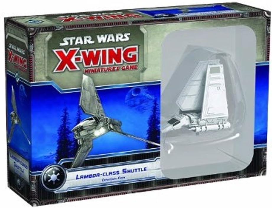 Star Wars X-Wing 1st Edition Miniatures Game Lambda-class Shuttle EXPANSION PACK - Strategy Game for Kids & Adults, Ages 14+, 2 Players, 30-45 Minute Playtime, Made by Atomic Mass Games
