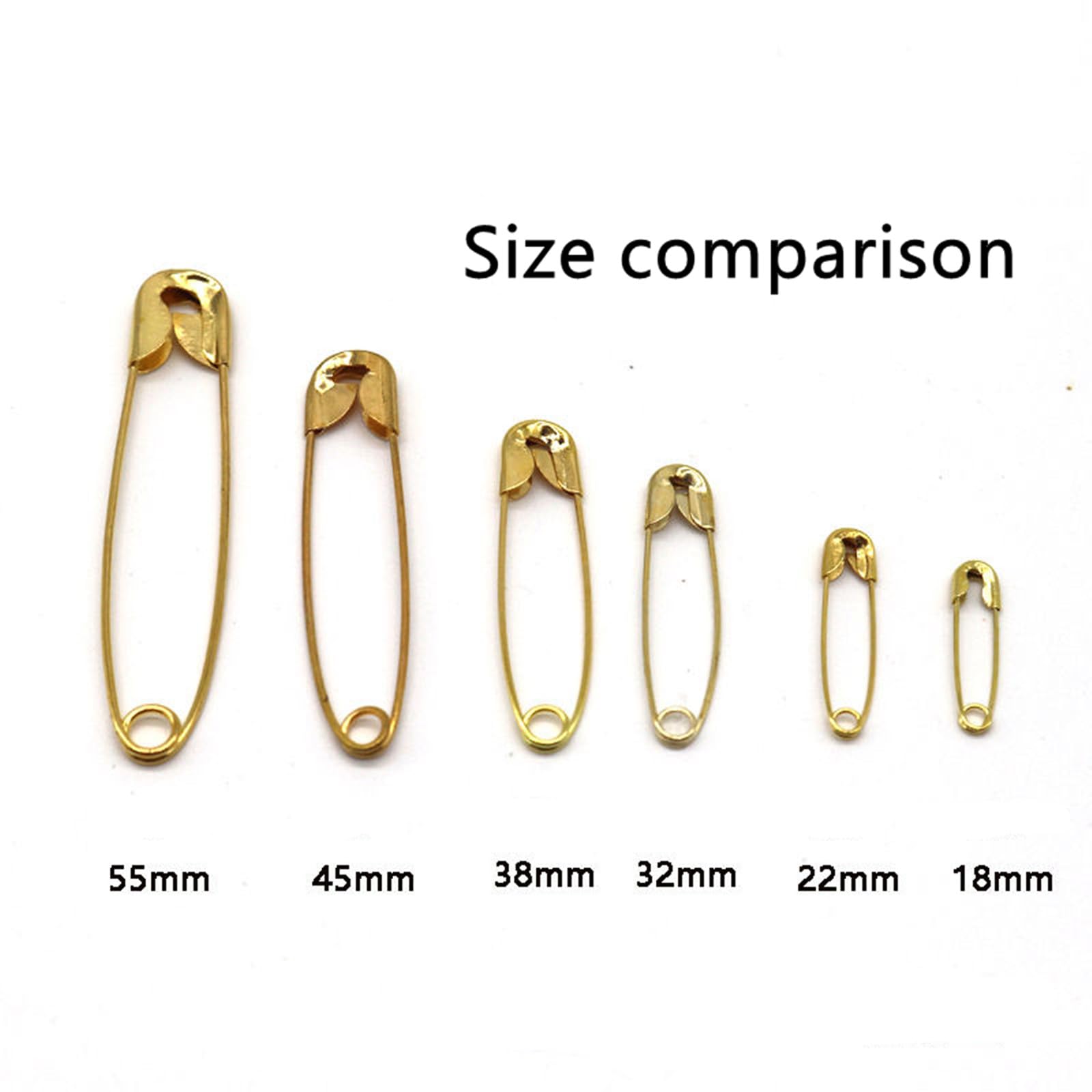 1000 Spille Da Balia Piccole 18 Mm - Ferro Per Cucito, Cucito, Artigianato E Abbigliamento (Nere) - Foto 7