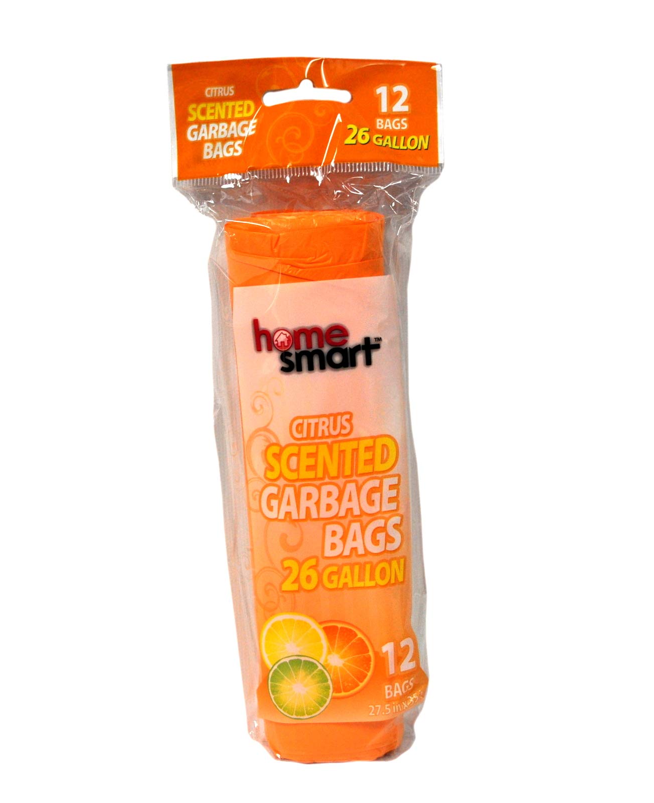 Home Smart Citrus Scented 26 Gallon Garbage Bags