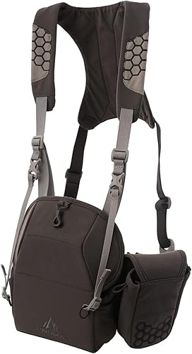 Pnuma Outdoors Bino+ - Arnés tecnológico versátil, impermeable, duradero, ajustable, con forro suave, para óptica y electrónica