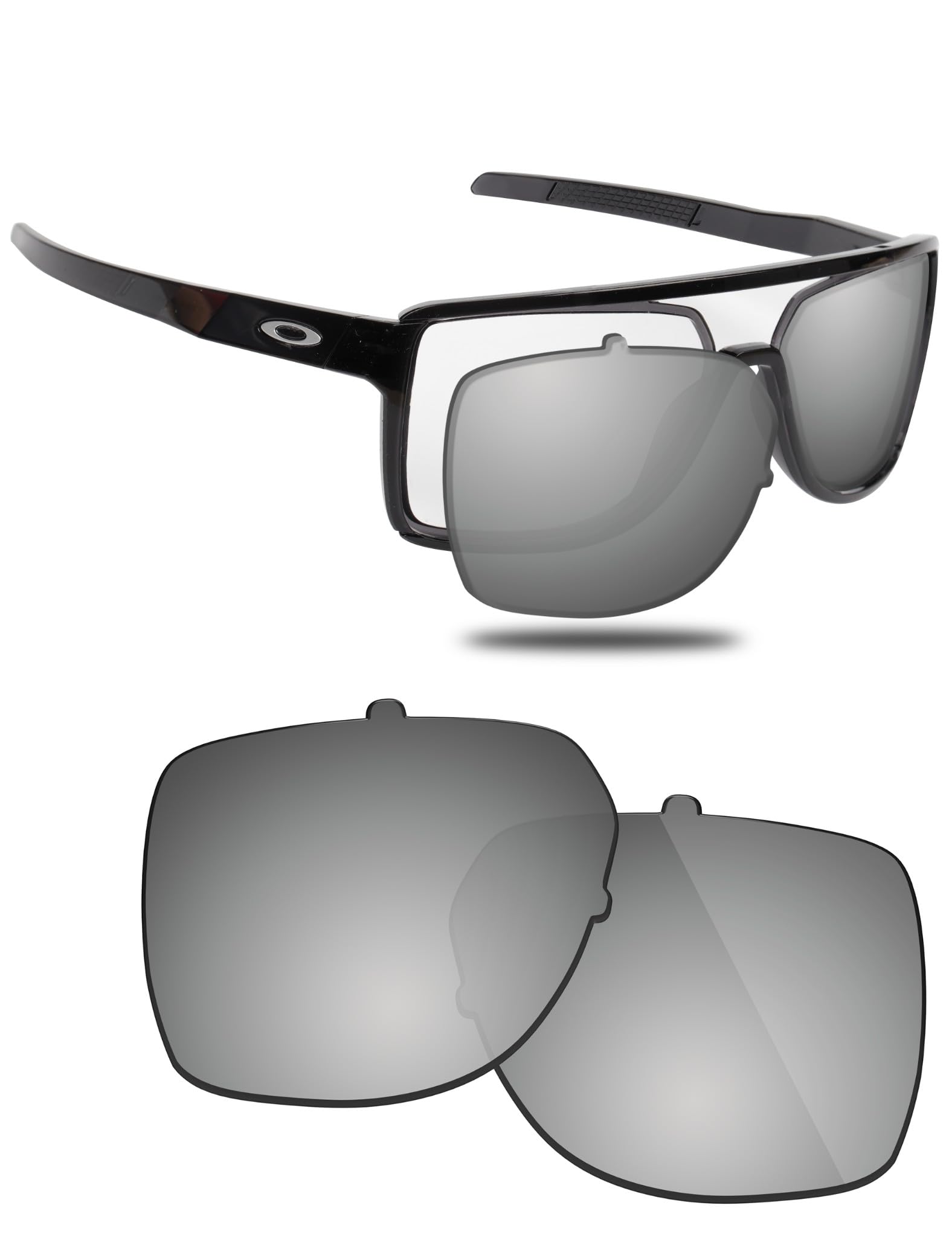 Fiskr Lenti polarizzate di ricambio compatibili con occhiali da sole Oakley Castel OO9147, resistenti agli urti e vestibilità perfetta