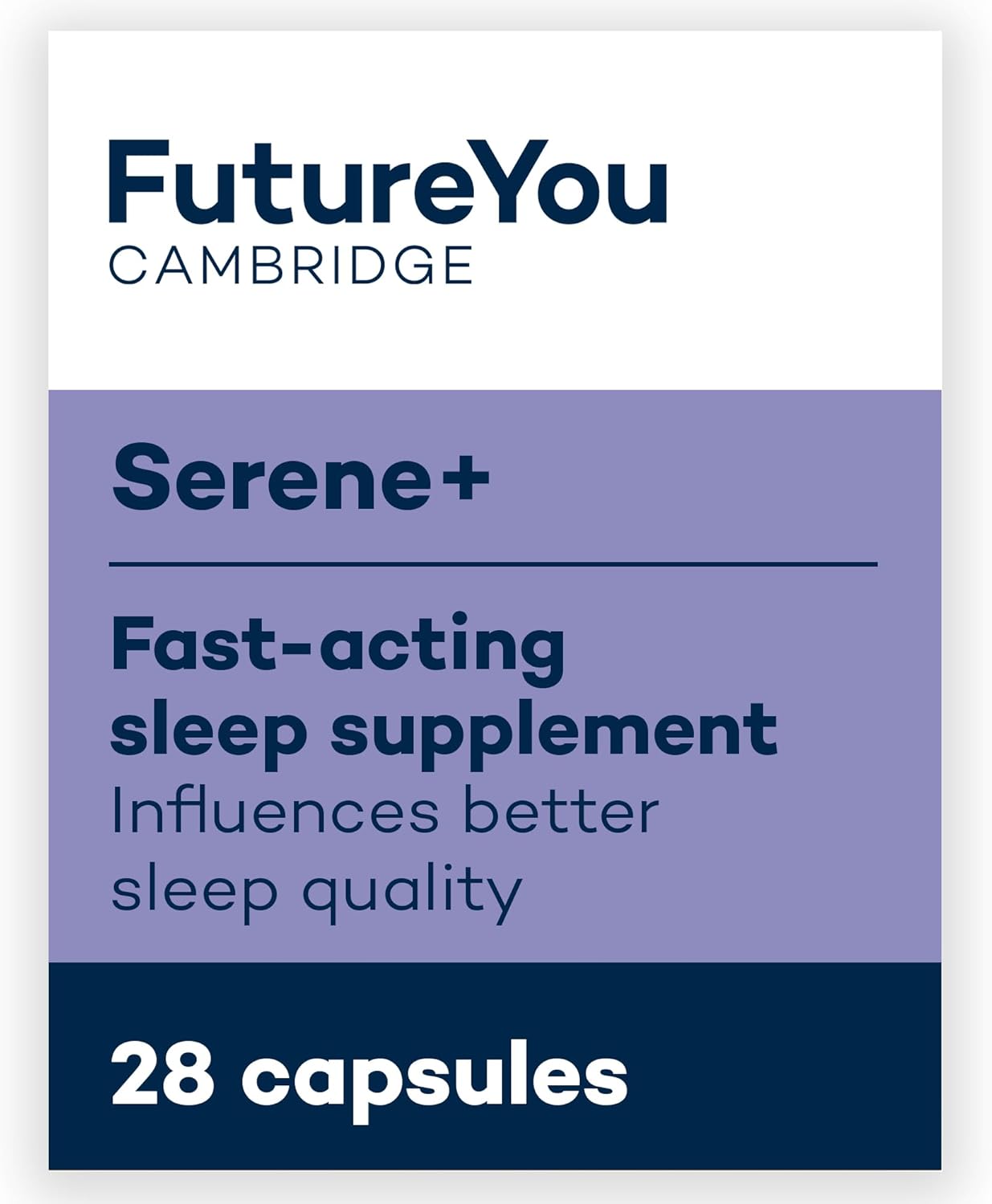 Serene+ Saffron Supplement – Mood and Wellbeing Support – 28 Day Supply – Lavender, B Vitamins & Magnesium for Sleep – Tablets for Adults by FutureYou Cambridge