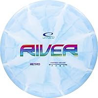 Latitude 64 Retro Burst River Disc Golf Fairway Driver - Speed 7 Glide 7 Straight Flyer for Beginners 170g+ Blue Burst