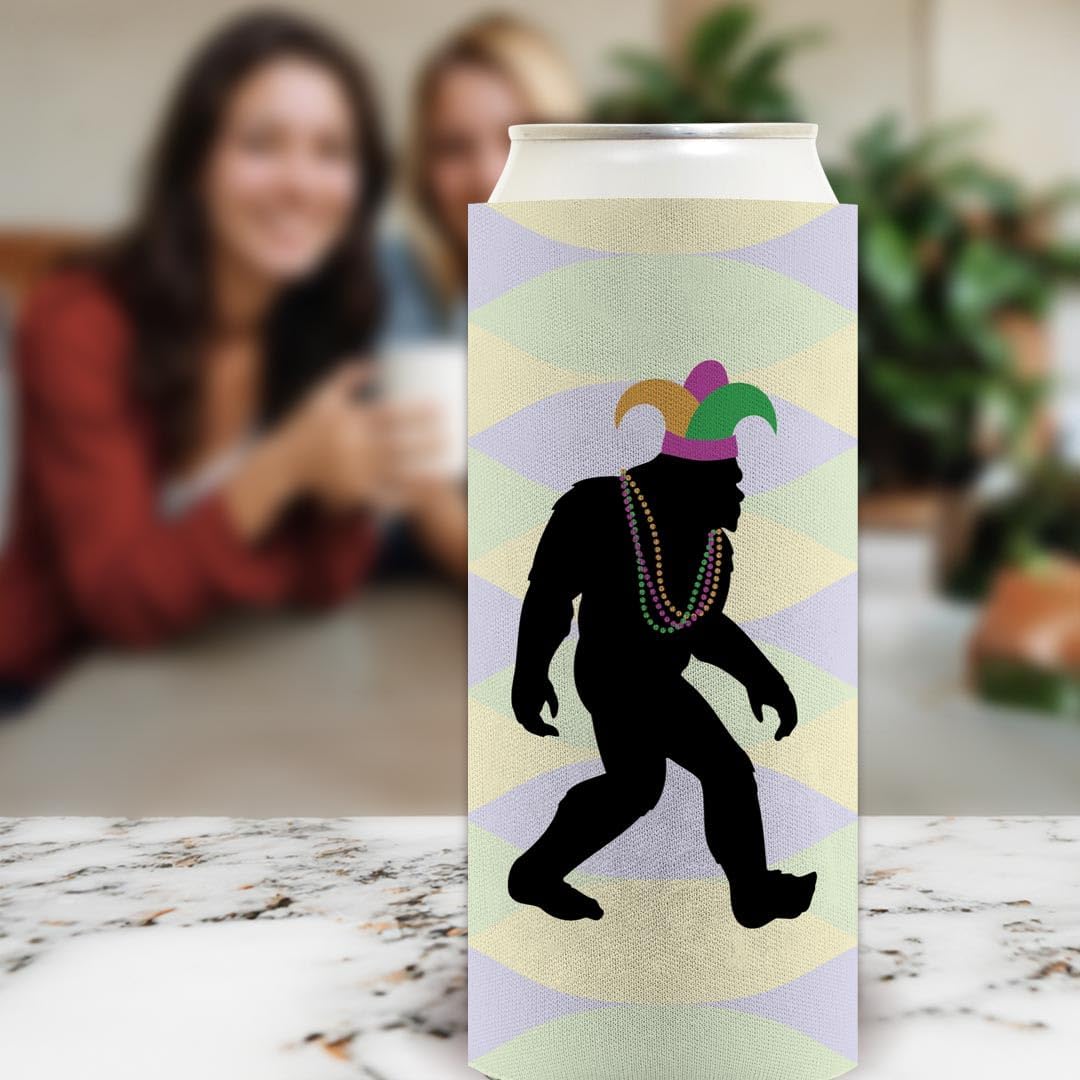 Mardi Gras Accessories Mardi Gras Sasquatch 12-Pack Ultra Slim Can Thermocoolers