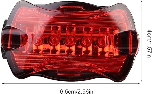 Miniatura 8 de 2Pcs Warning Light Night Cyclings Bikes Rear Warning LED Bikes LED Light