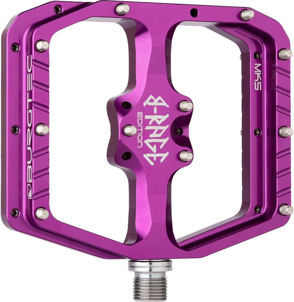 Burgtec Penthouse Flat MK5 B-Rage Edition Pedals - Pink