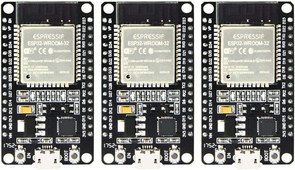 SP-Cow ESP32 modulo WiFi Placa de Desarrollo, ESP-WROOM-32 ESP-32 ESP-32S 2.4GHz WiFi +...