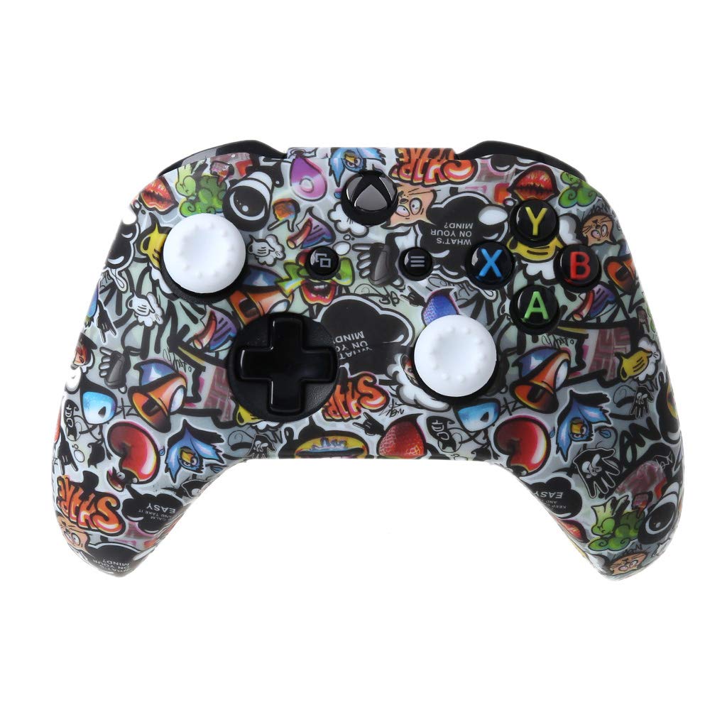 1 Set Custodia Protettiva in Silicone per impugnature per Controller di Gioco Xbox One X S.