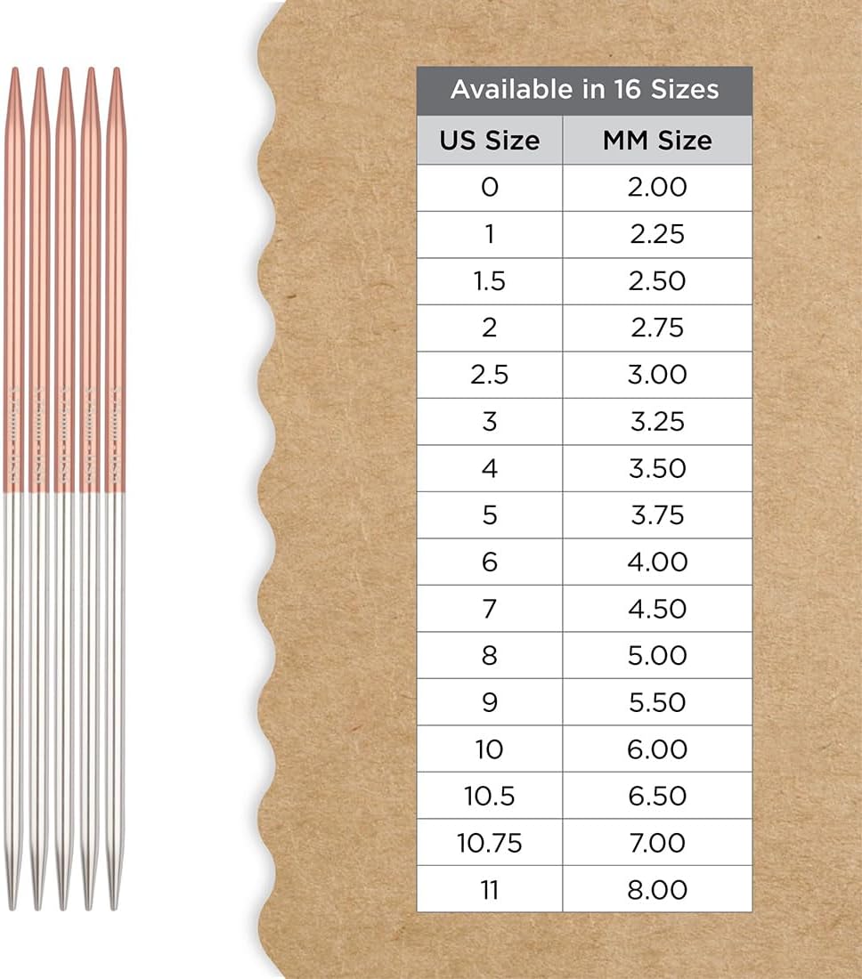 Knitter’s Pride Rosemist Double-Point Needle 6”(15cm) - US 5(3.75mm)
