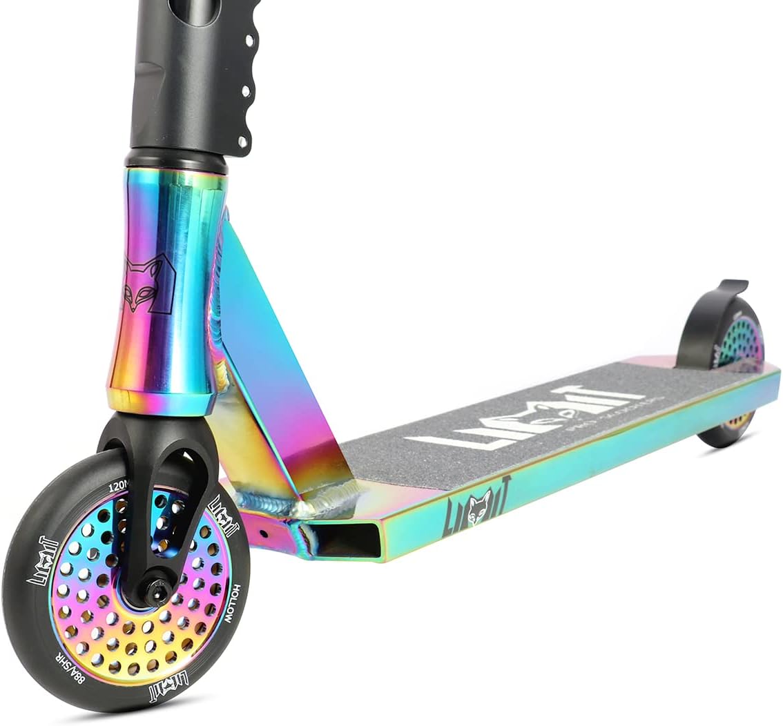 Limit Pro Scooter Wheels 120x24mm Oil Slick Honeycore Scooter Replacement Wheel for Stunt Trick Scooters a Pair with ABEC-9 Bearings Installed